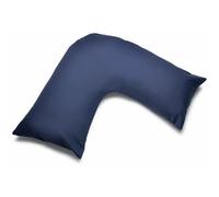 Easycare Percale V-Shaped Orthopaedic Pillowcase - Navy