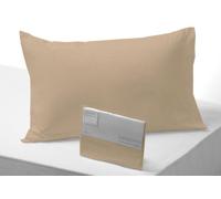 Belledorm Easycare Polycotton Percale 200 Thread Count Housewife Pillow Case, Walnut Whip