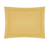 Belledorm Easycare Polycotton Percale 200 Thread Count Oxford Pillow Case, Saffron