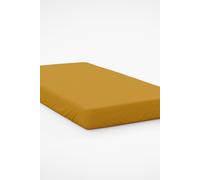 Belledorm Egyptian Cotton 200 Thread Count 30cm Fitted Sheet in Mustard | Size: King Belledorm Mustard King