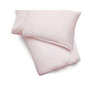 Belledorm Egyptian Cotton Housewife Pillowcases - 2 Pack (Powder Pink) | 200 Thread Count - 51cm x 76cm