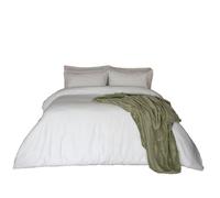 Belledorm Egyptian Cotton Plain Duvet Cover White (Superking)
