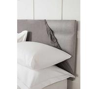 Belledorm Faux Suede 60cm Bed Headboard Cover Charcoal