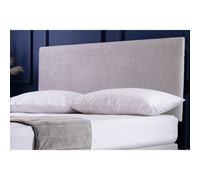 Belledorm Faux Suede Plain Headboard Cover - Cloud - Cloud - 90cm x 90cm