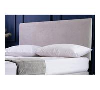Belledorm Faux Suede Plain Headboard Cover - Cloud - Cloud - 70cm x 135cm