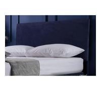 Belledorm Faux Suede Plain Headboard Cover - Navy - 70cm x 90cm - Navy