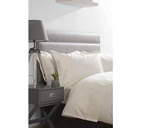 Belledorm Flat Sheet - 600 Thread Count (Single, Ivory) | 100% Cotton Sateen