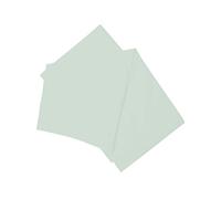 Belledorm Green Flat Sheet, 200 Thread Count Percale (King Size, Breeze)
