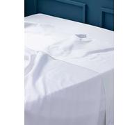 Belledorm Hotel 600 Thread Count Cotton Sateen Flat Sheet White