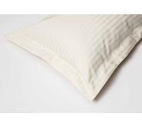 Belledorm Hotel Suite Satin Stripe - 4 PACK Oxford Pillowcases - 540 Thread Count (Ivory)