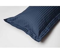 Belledorm Hotel Suite Satin Stripe - 4 PACK Oxford Pillowcases (Navy) | 540 Thread Count