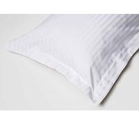 Belledorm Hotel Suite Satin Stripe - 4 PACK Oxford Pillowcases (White) | 540 Thread Count
