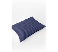 Belledorm Hotel Suite Satin Stripe 540 Thread Count Housewife Pillowcase in Navy Belledorm Navy
