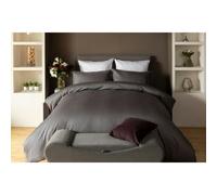 Belledorm Hotel Suite Stripe Duvet Cover Set - Charcoal - Charcoal - Superking