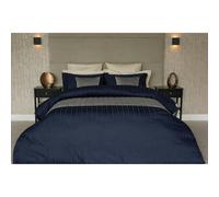 Belledorm Hotel Tribeca Duvet Cover Set - Navy - King - Navy - 100% Cotton