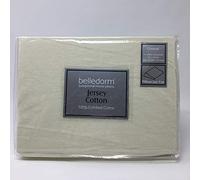 Belledorm Jersey Cotton Contour Pillowcase (Pair) (L) (Ivory)
