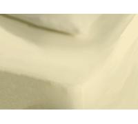 Belledorm Jersey Cotton Deep Fitted Sheet (Kingsize) (Ivory)