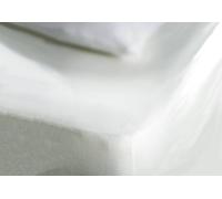 Belledorm Jersey Cotton Deep Fitted Sheet (Single) (White)