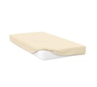 Belledorm Jersey Cotton Fitted Sheet (Bunk Bed) (Ivory)