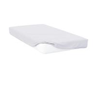 Belledorm Jersey Cotton Fitted Sheet - White - White - Cot