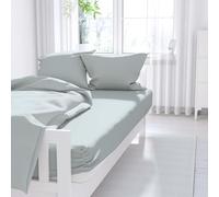 Belledorm Luxury Egyptian Cotton Fitted Bed Sheet With Matching FREE 2 X PILLOW CASE Plain Dyed 100% Egyptian Cotton Bed Sheet Set (Single, Thyme)
