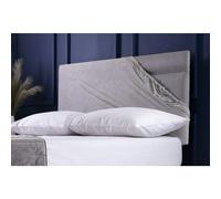 Belledorm Luxury Faux Suede Headboard Wrap - Double, Cloud