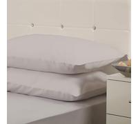 Belledorm Luxury Hotel Quality Duck Feather pillows 2 PACK with 2 x FREE pillowcases included - Firm, Plump, perfect Support Comfortable pillows for Front,Back and Side Sleepers (Ivory)