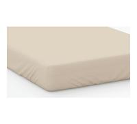 Belledorm Percale 38cm Fitted Sheet - Double, Cream
