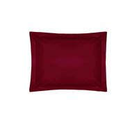 Belledorm Percale Oxford Pillowcase - Oxford, Red
