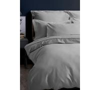 Belledorm Pima Cotton Sateen 450 Thread Count Duvet Cover in Light Grey | Size: Single Belledorm Light Grey Single