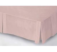 Belledorm Pink Platform Valance - 200 Thread Count - Divan Box Base Drop 41cm - Misty Rose - Double