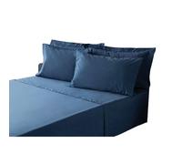 Belledorm Polycotton Extra Deep Fitted Sheet - Navy - Navy - Double