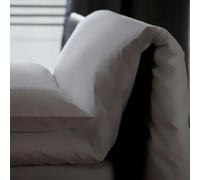 Belledorm Premium Blend 500 Thread Count Duvet Cover - Platinum - Superking - Platinum - 67% Cotton/33% Polyester