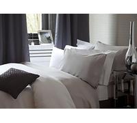Belledorm Premium Blend Housewife Pillowcases, 500 Thread Count Cotton Rich (White, Housewife)