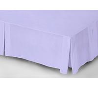 Belledorm Purple Platform Valance Sheet, 200 Thread Count Percale (King Size, Heather) Covers your Divan Bed Base