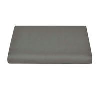 Belledorm Sateen Flat Sheet - Platinum Grey - Single - Platinum Grey - 100% Cotton