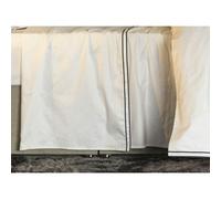 Belledorm Savoy Embroidered Detail Flat Sheet - Navy - Navy - King/Super King