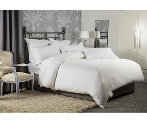 Belledorm Ultimate Cotton Sateen Flat Sheet, 1200 Thread Count (White, Double)