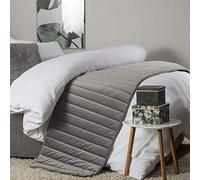 Belledorm Verona Bed Runner (One Size) (Charcoal)