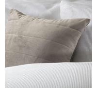 Belledorm Verona Filled Cushion - Mink - One Size - Mink - 100% Faux Suede