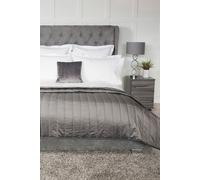 Belledorm Verona Throw 150cm X 200cm in Charcoal | Size: 150 cm x 200 cm Belledorm Charcoal 150 cm x 200 cm