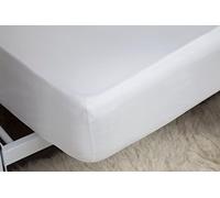 Belledorm White Fitted Sheet, 200 Thread Count Percale, Mattress Depth 28cm (Super King)