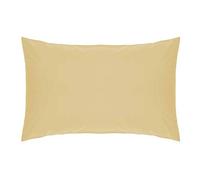 Belledorm Yellow Housewife Pillowcase - 200 Thread Count Percale - Honeydew