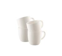 Belleek Living 'erne' Mug Set Of 4 In White White One Size