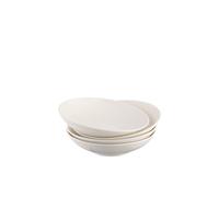 Belleek Living 'erne' Pasta Bowls Set Of 4 In White White One Size