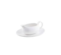 Belleek Living 'erne' Sauce Boat & Tray In White White One Size