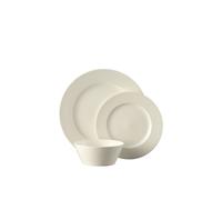 Belleek Living 'ripple' Dinner 12 Piece Set In White White One Size