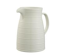 Belleek Pottery Ripple Jug, Ceramic, White, 12.5 x 12.5 x 17.7 cm