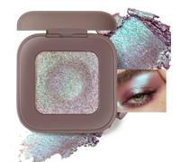 BelleFlair 1 Pack Duochrome Glitter Eyeshadow with Plum Shift, Sparkly Cream Shimmer Eyeshadow, Holographic Eye Glitter, Chameleon Metallic, Radiant Color for Festivals and Parties