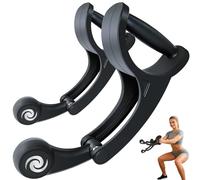 BelleFlair 2 Pack Ropeless Battle Ropes, 360° Rotation Forearm Strengthener, Cordless Battle Ropes for Home Gym, Endless Arm Trainer, Portable Fitness Equipment for Shoulder, Chest, Arm Workout